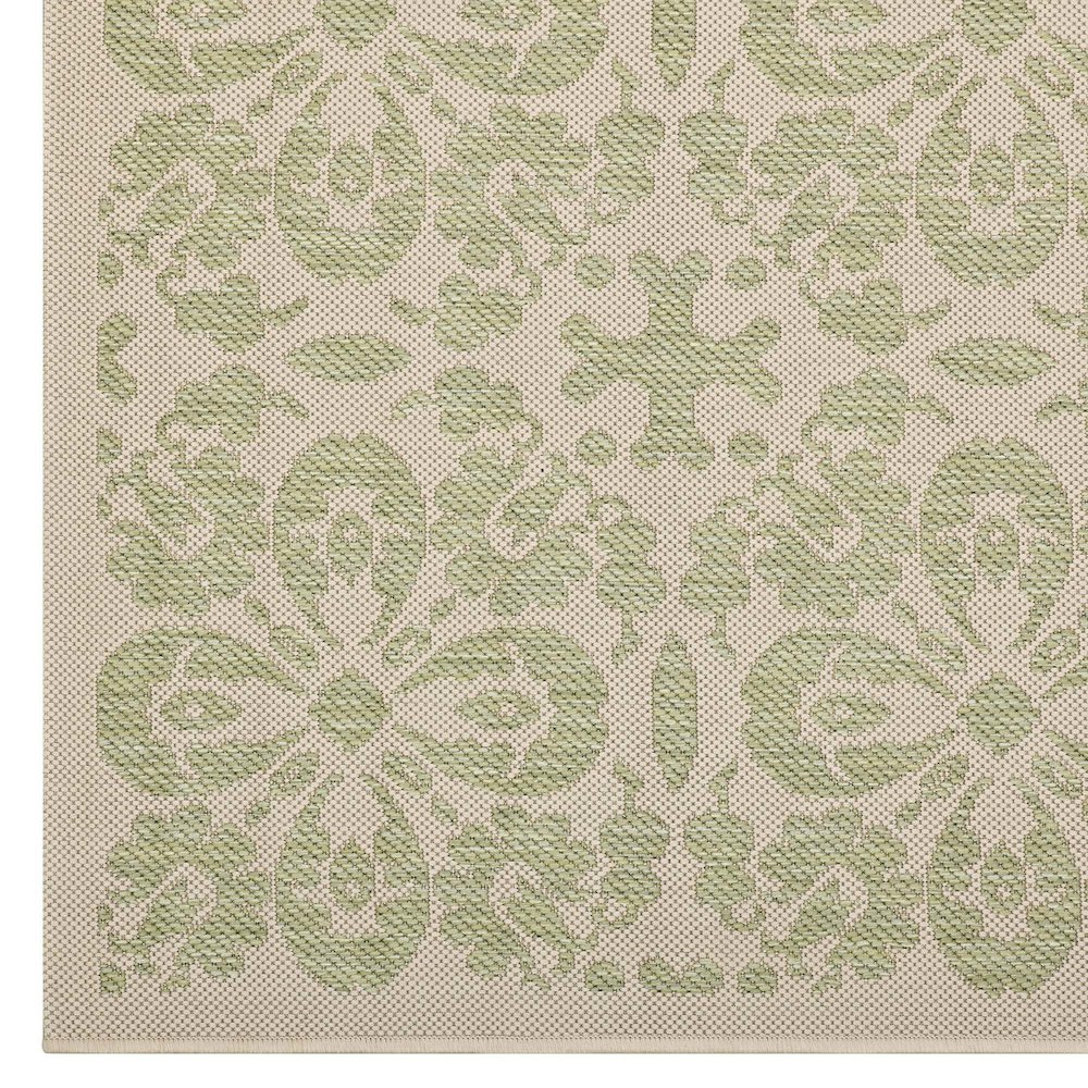 Ariana Vintage Floral Trellis Indoor and Outdoor 9x12 Area Rug. Picture 4