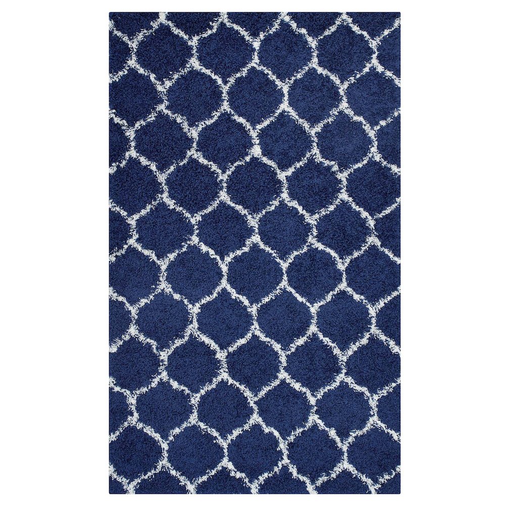 Solvea Moroccan Trellis 5x8 Shag Area Rug. Picture 1
