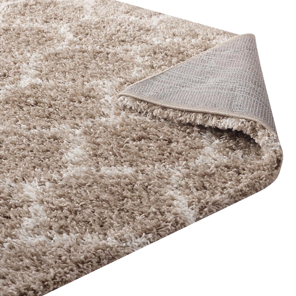 Solvea Moroccan Trellis 5x8 Shag Area Rug. Picture 4