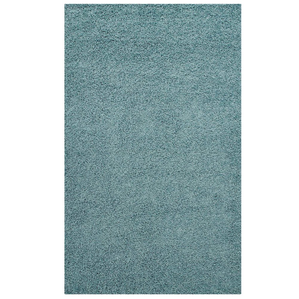 Enyssa Solid 5x8 Shag Area Rug. Picture 1