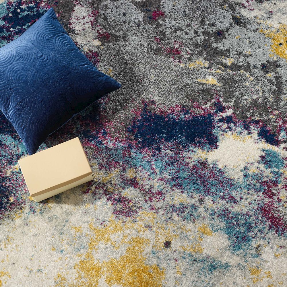 Entourage Adeline Contemporary Modern Abstract 8x10 Area Rug. Picture 6