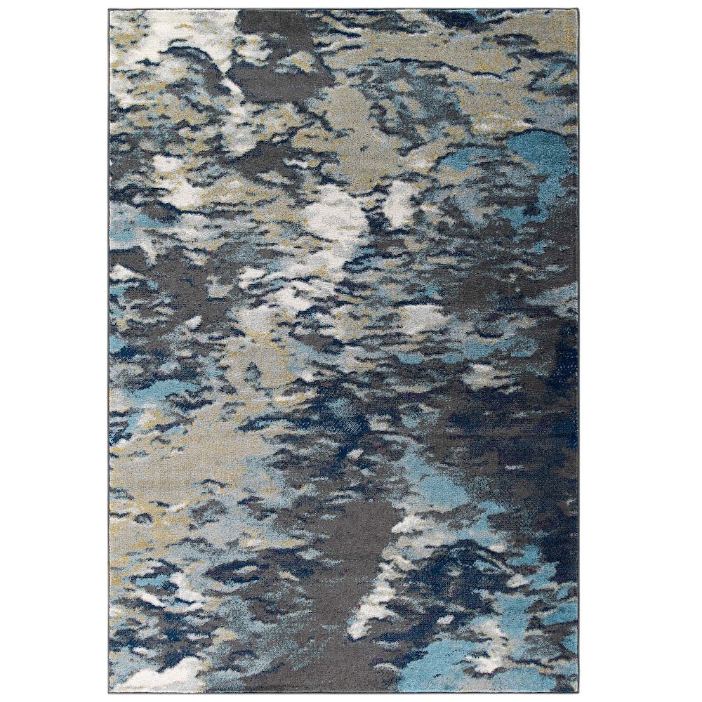 Entourage Foliage Contemporary Modern Abstract 8x10 Area Rug. Picture 1