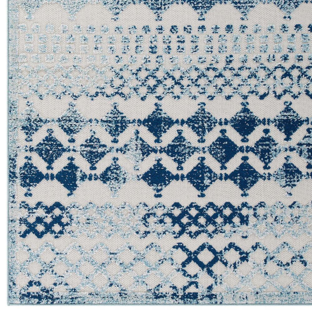 Reflect Giada Abstract Diamond Moroccan Trellis 8x10 Indoor/Outdoor Area Rug. Picture 2
