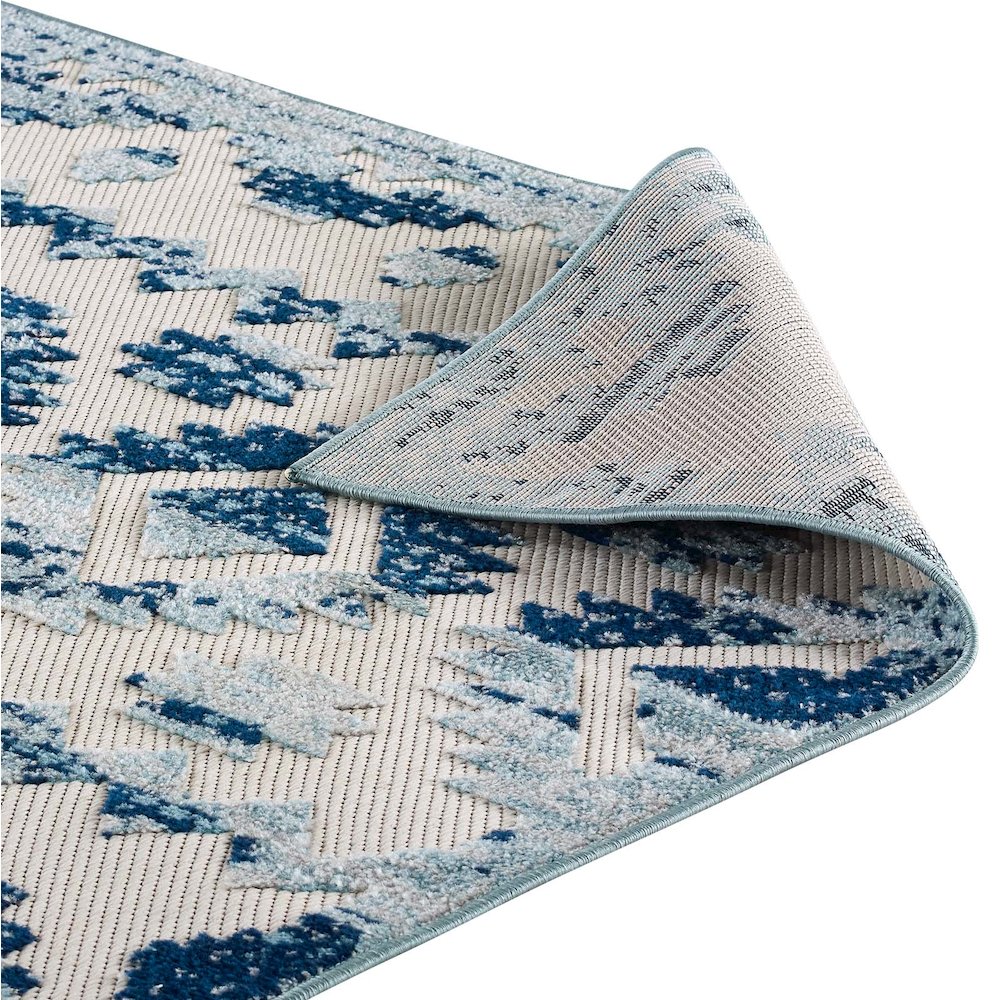 Takara Abstract Diamond Moroccan Trellis 8x10 Indoor and Outdoor Area Rug. Picture 4