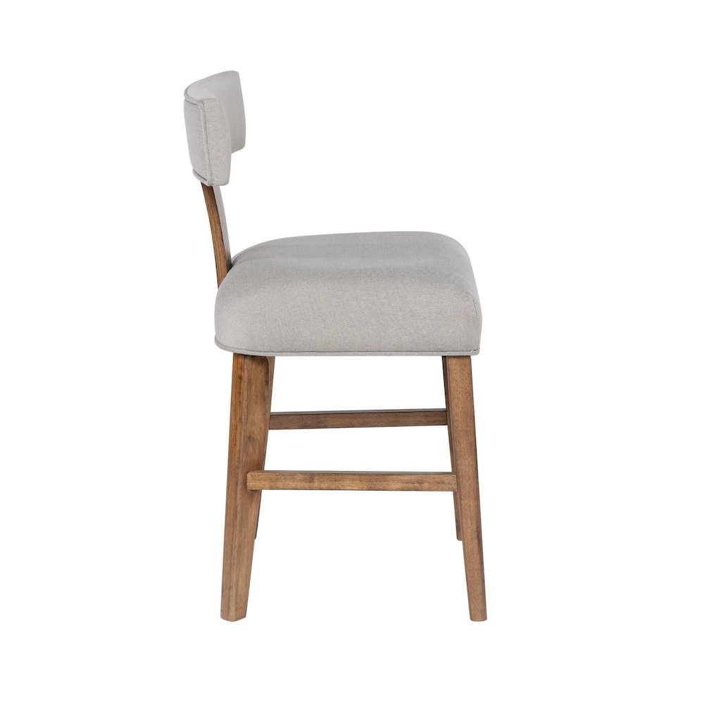 Thalia T-Back Counter Stool with Fully Upholstered Cushion. Picture 8