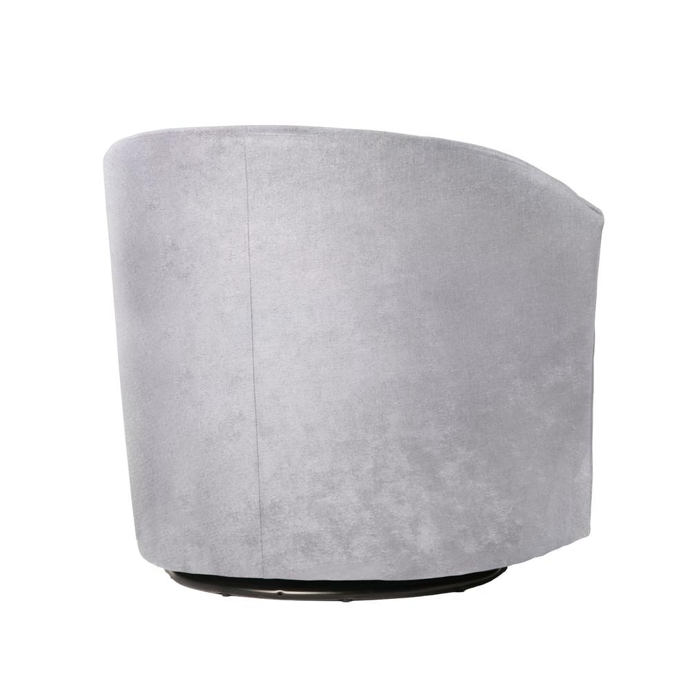 Elizabeth Silver Swivel Chair. Picture 2
