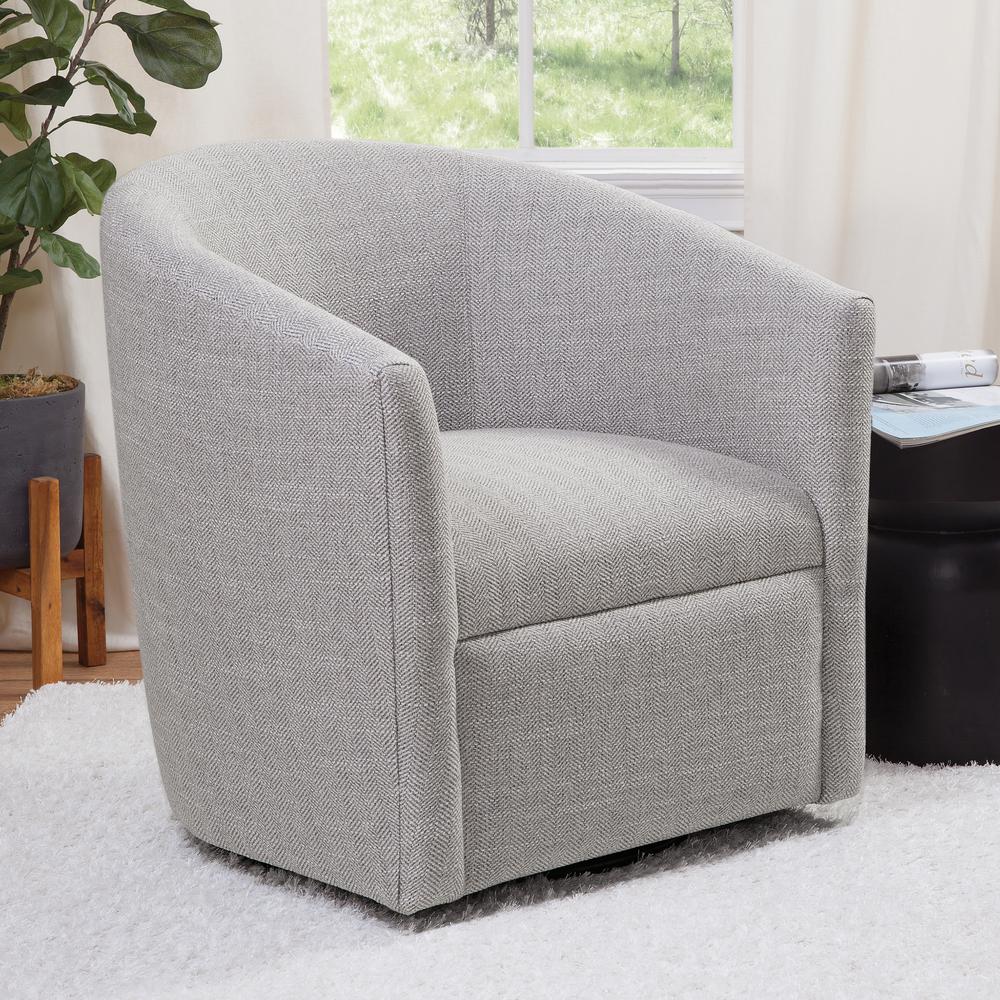 Lynton Swivel Chair - Sea Oat. Picture 6