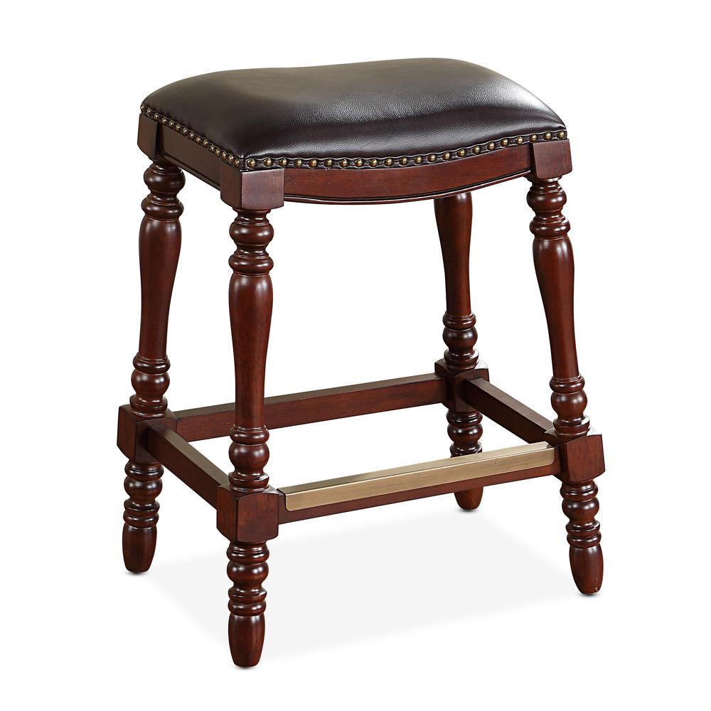 Chester Saddle Seat Counter Stool. Picture 1