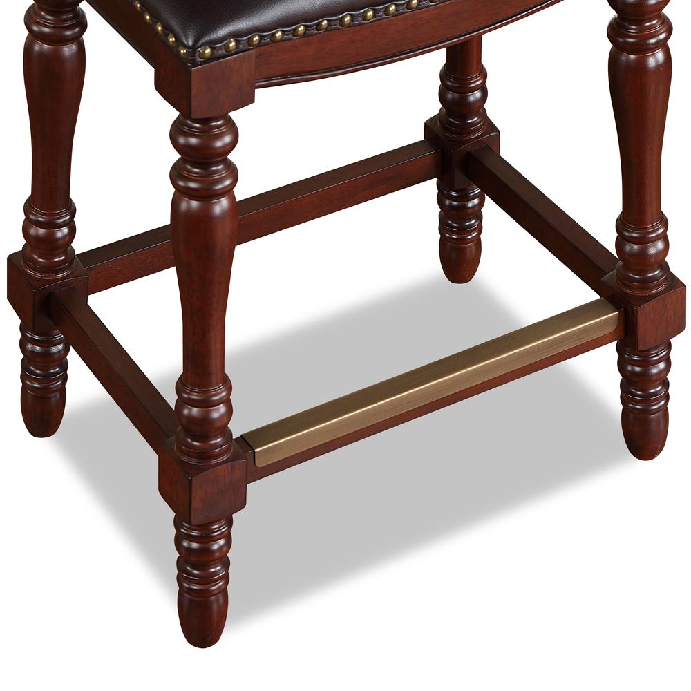 Chester Saddle Seat Counter Stool. Picture 5
