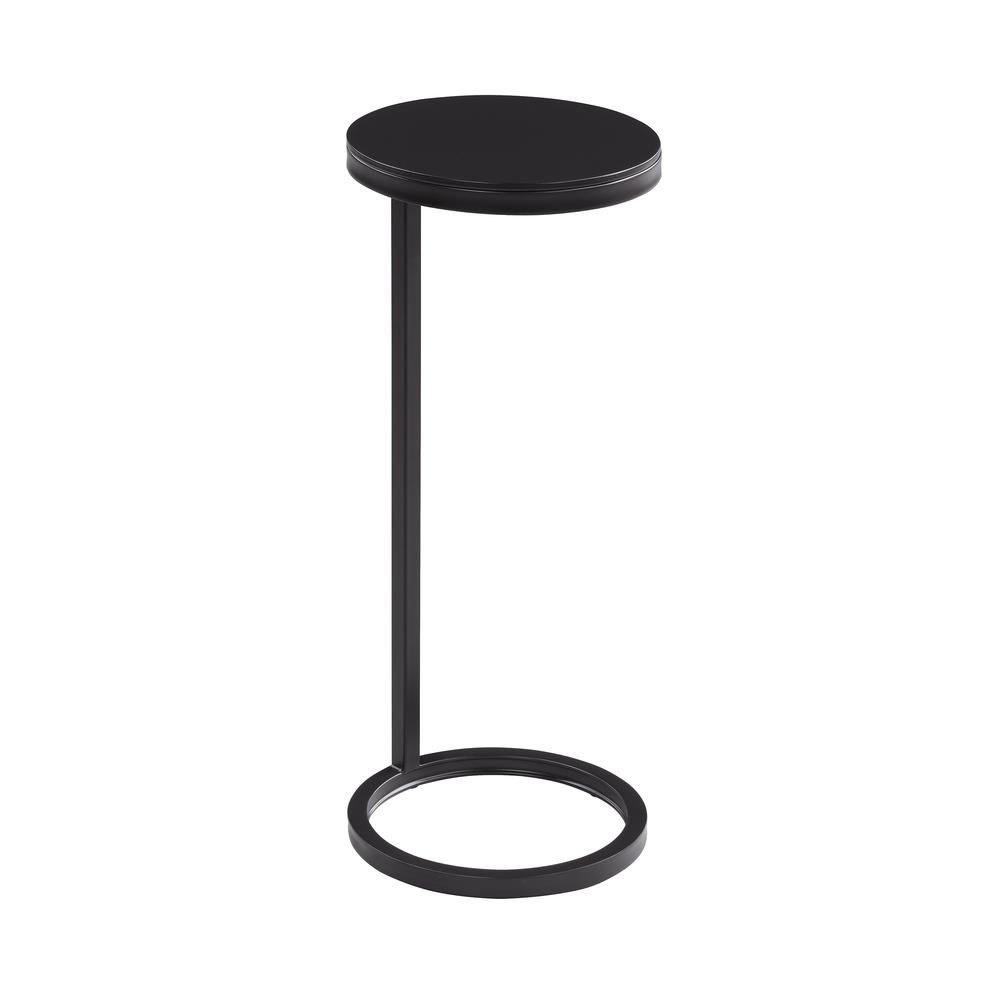 York Round Metal Accent Table. Picture 2