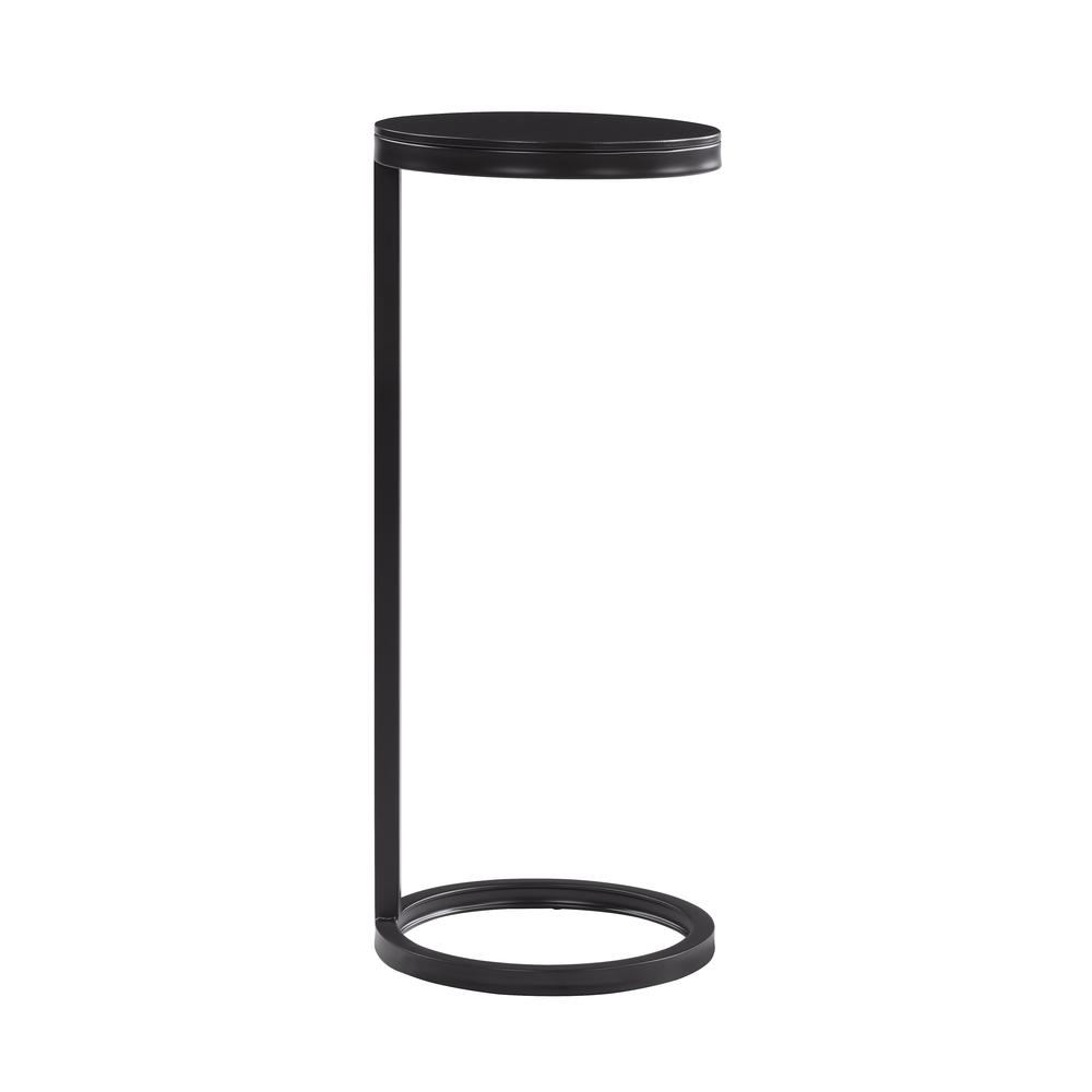 York Round Metal Accent Table. Picture 5