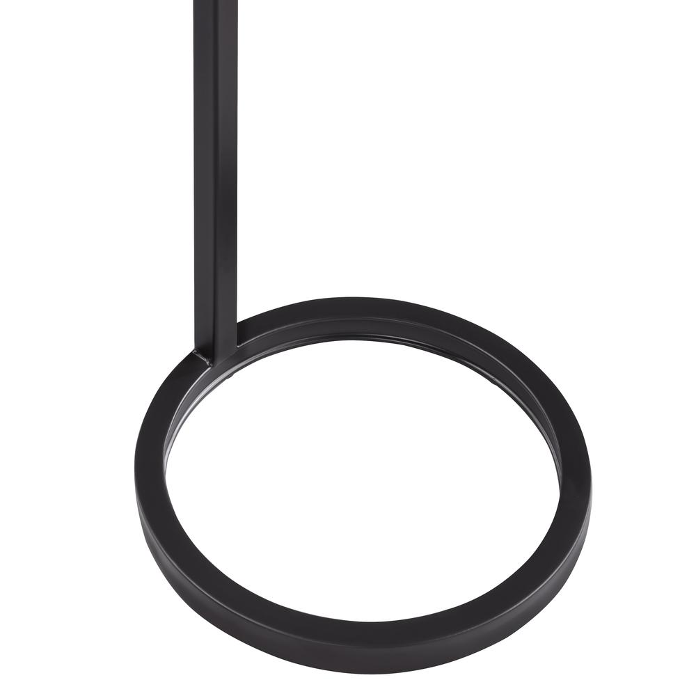 York Round Metal Accent Table. Picture 7