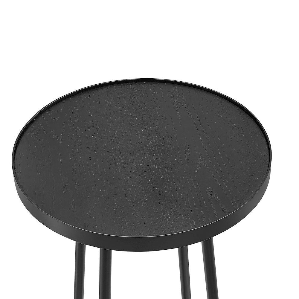Rayne Modern Round Accent Table. Picture 3