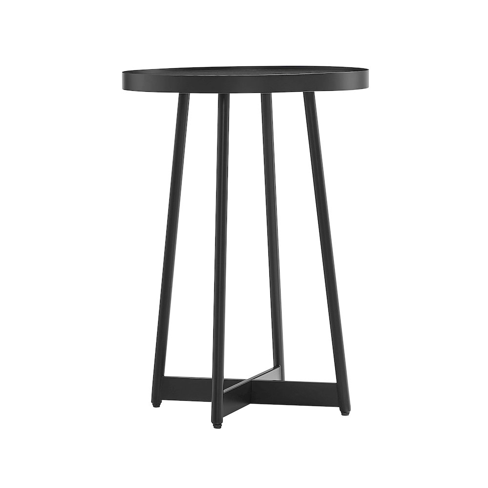 Rayne Modern Round Accent Table. Picture 1