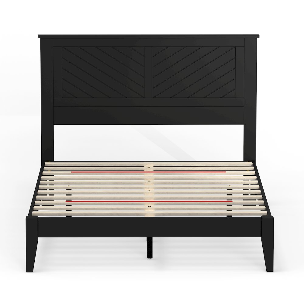 Prescott Solid Wood Full Platform Bed. Picture 2