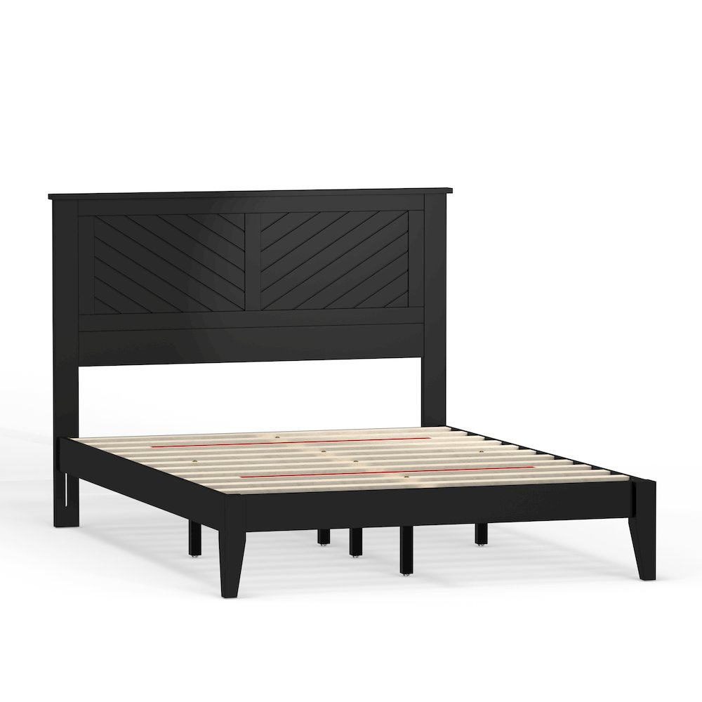 Prescott Solid Wood Full Platform Bed. Picture 3