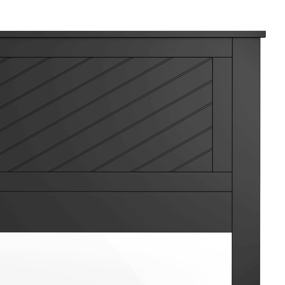 Prescott Solid Wood Full Platform Bed. Picture 4