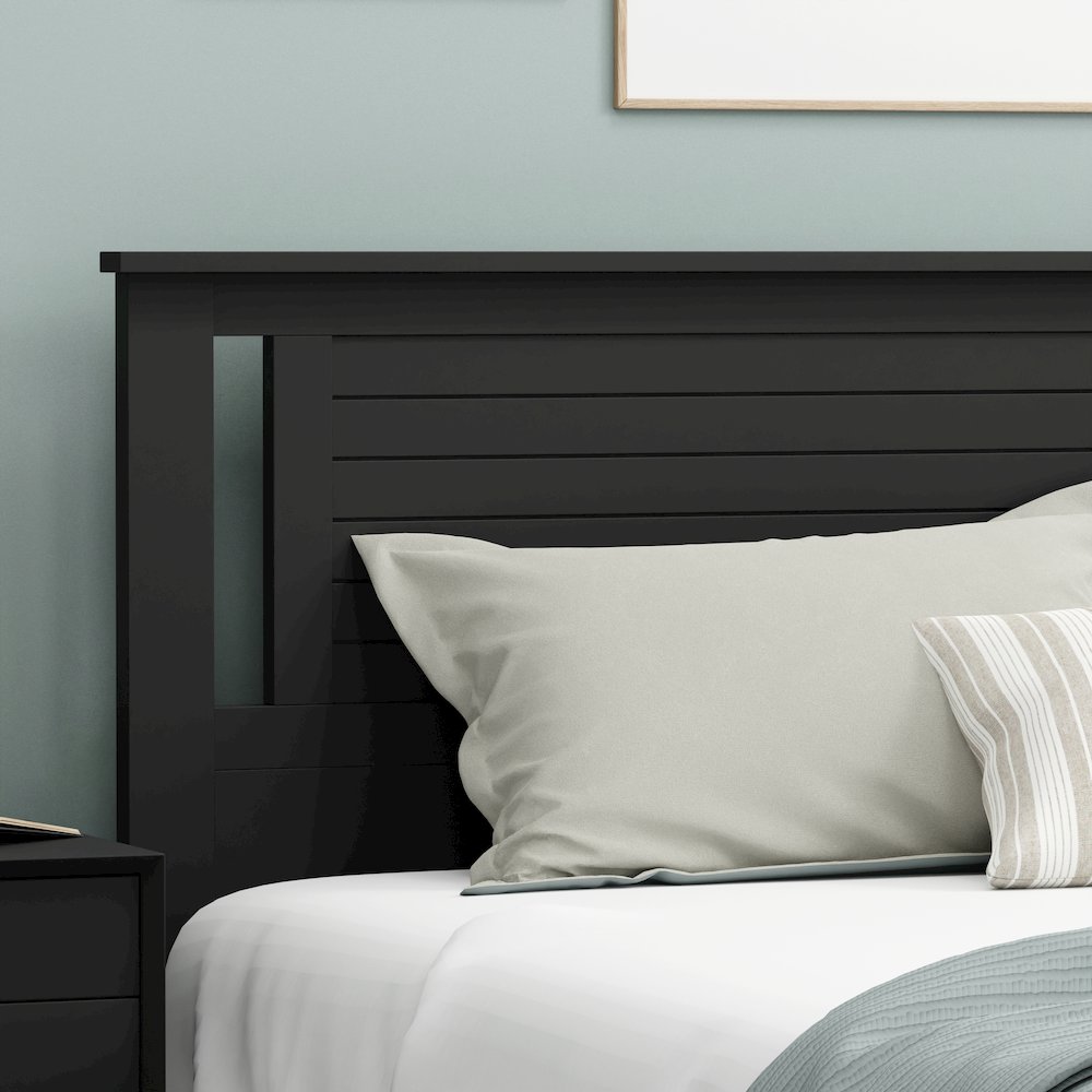 Amilly Solid Wood King Headboard with Horizontal Scoring. Picture 7