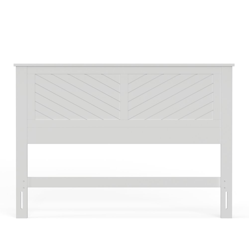 Corbie Solid Wood Queen Headboard with Chamfer. Picture 1