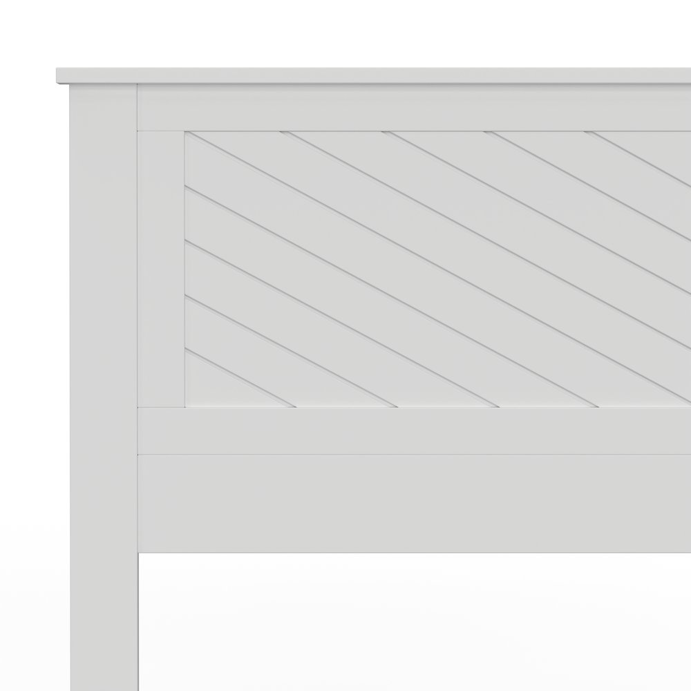 Corbie Solid Wood Queen Headboard with Chamfer. Picture 3