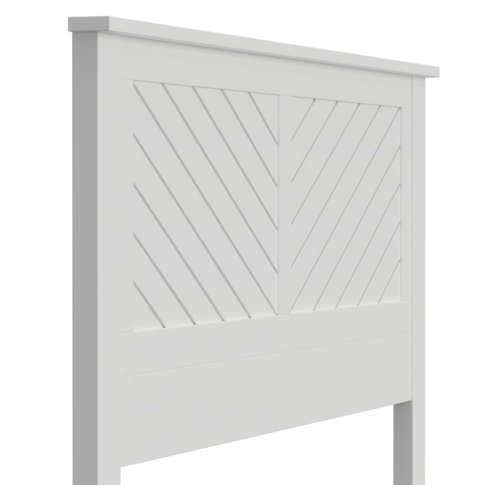 Corbie Solid Wood Queen Headboard with Chamfer. Picture 4