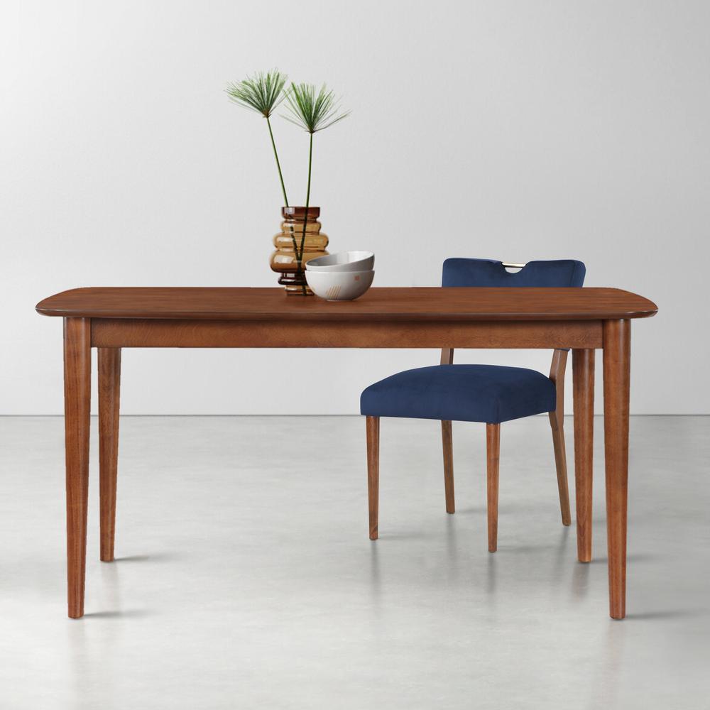 Bonito Midnight Blue Faux Leather Dining Chair - Set of 2. Picture 16