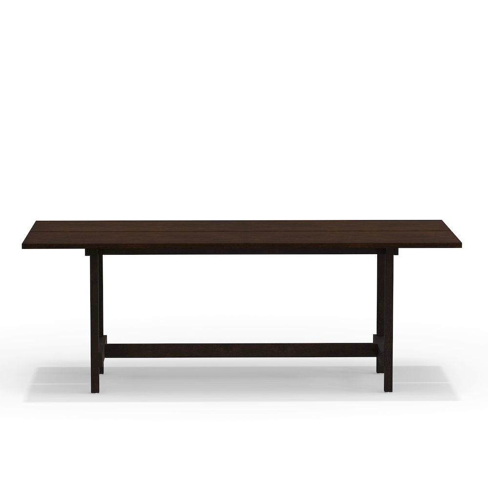 Jaslyn Split Top Dining Table - Walnut. Picture 2