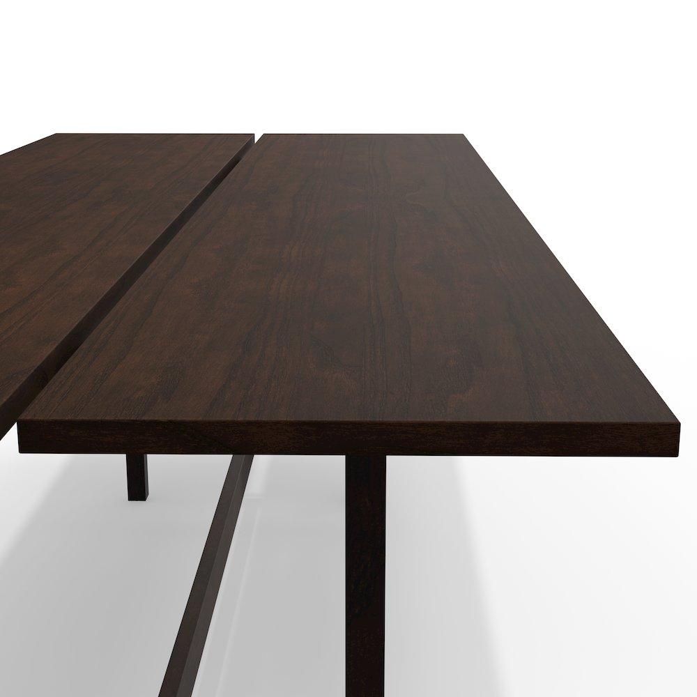 Jaslyn Split Top Dining Table - Walnut. Picture 3