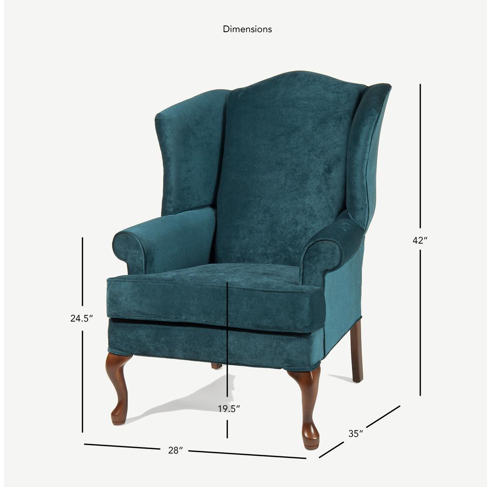 Elizabeth Ocean Wingback Chair. Picture 2