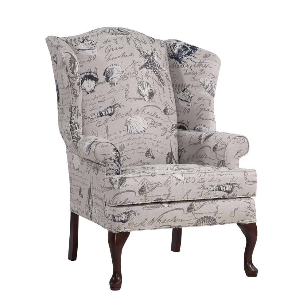 Oceanside Wing Back Chair. Picture 1