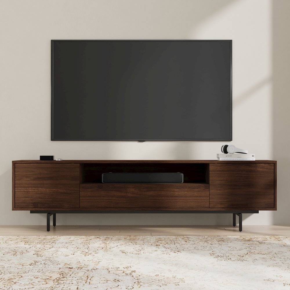 Avichi Walnut Laminate 3 Door TV Console. Picture 9