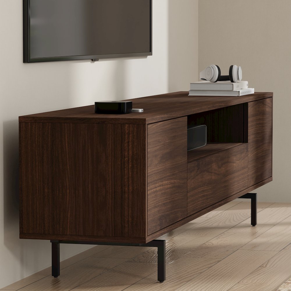 Avichi Walnut Laminate 3 Door TV Console. Picture 10