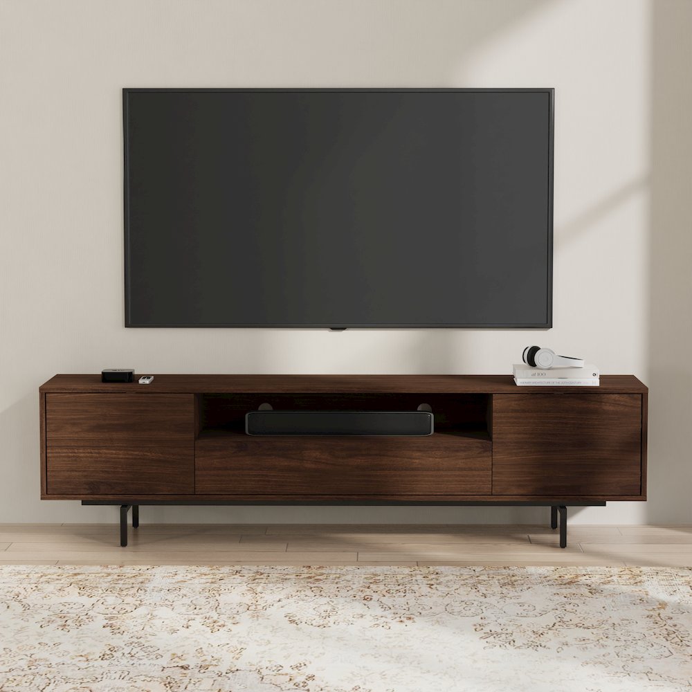 Avichi Walnut Laminate 3 Door TV Console. Picture 12