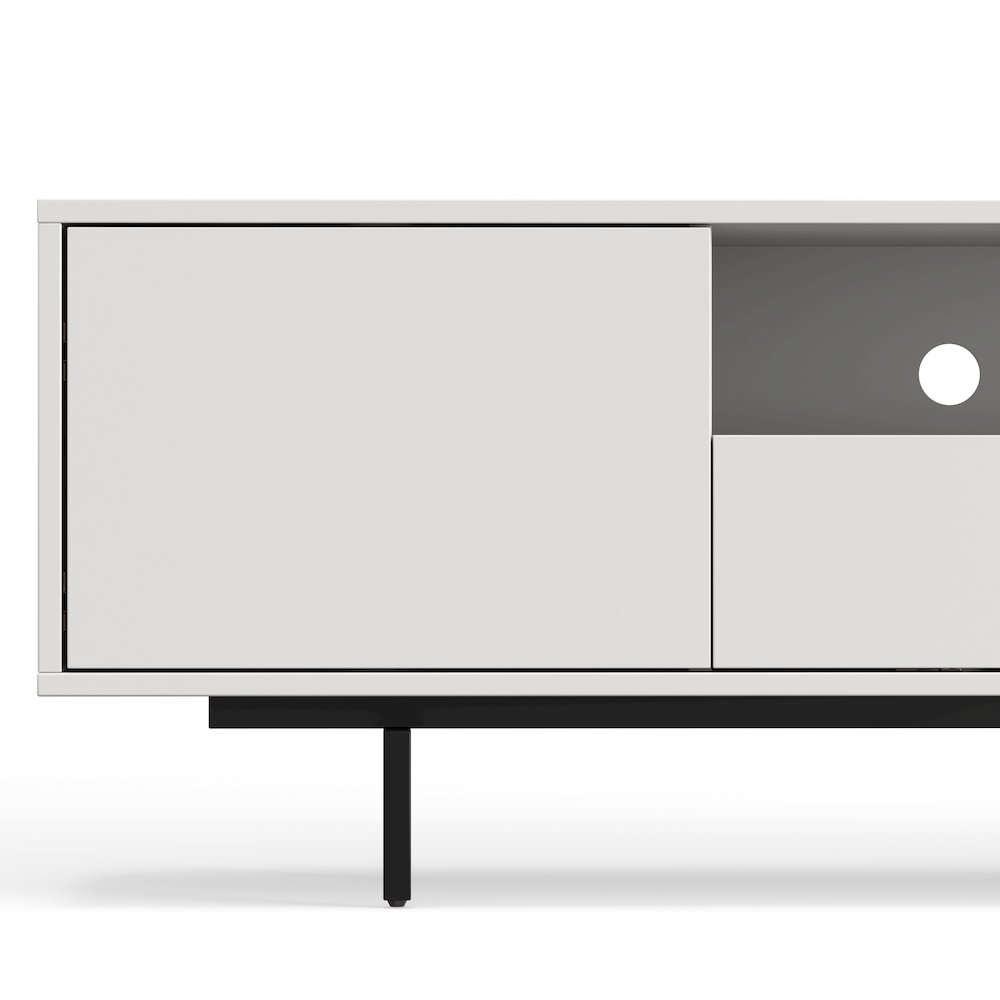 Avichi White Laminate 3 Door TV Console. Picture 4