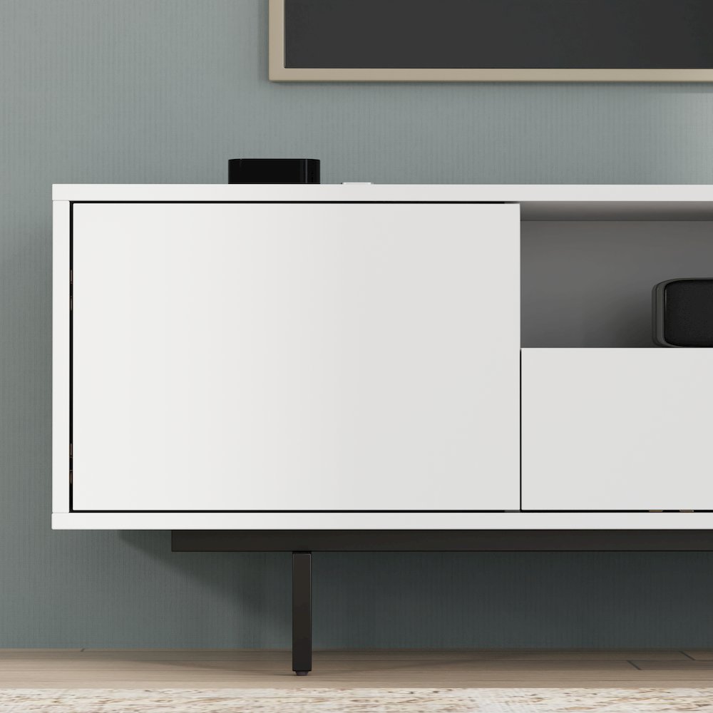 Avichi White Laminate 3 Door TV Console. Picture 7