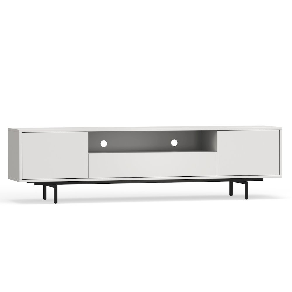 Avichi White Laminate 3 Door TV Console. Picture 3