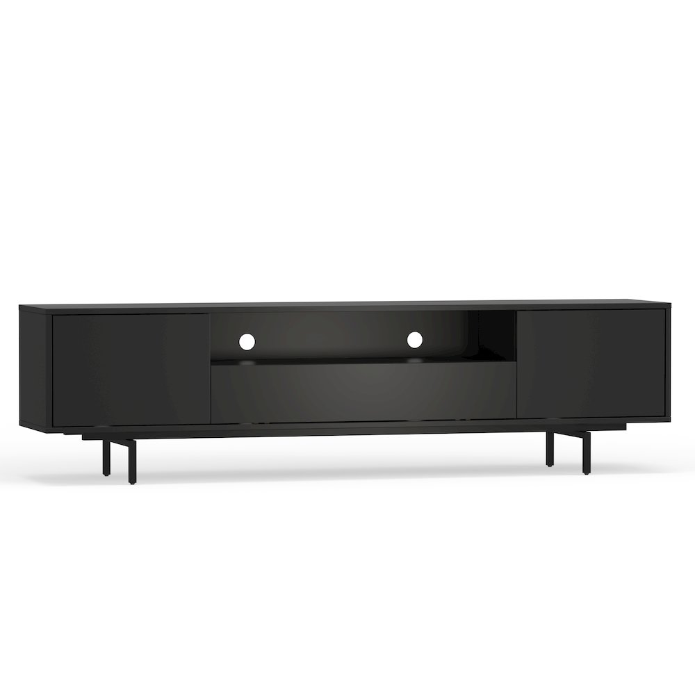 Avichi Black Laminate 3 Door TV Console. Picture 2