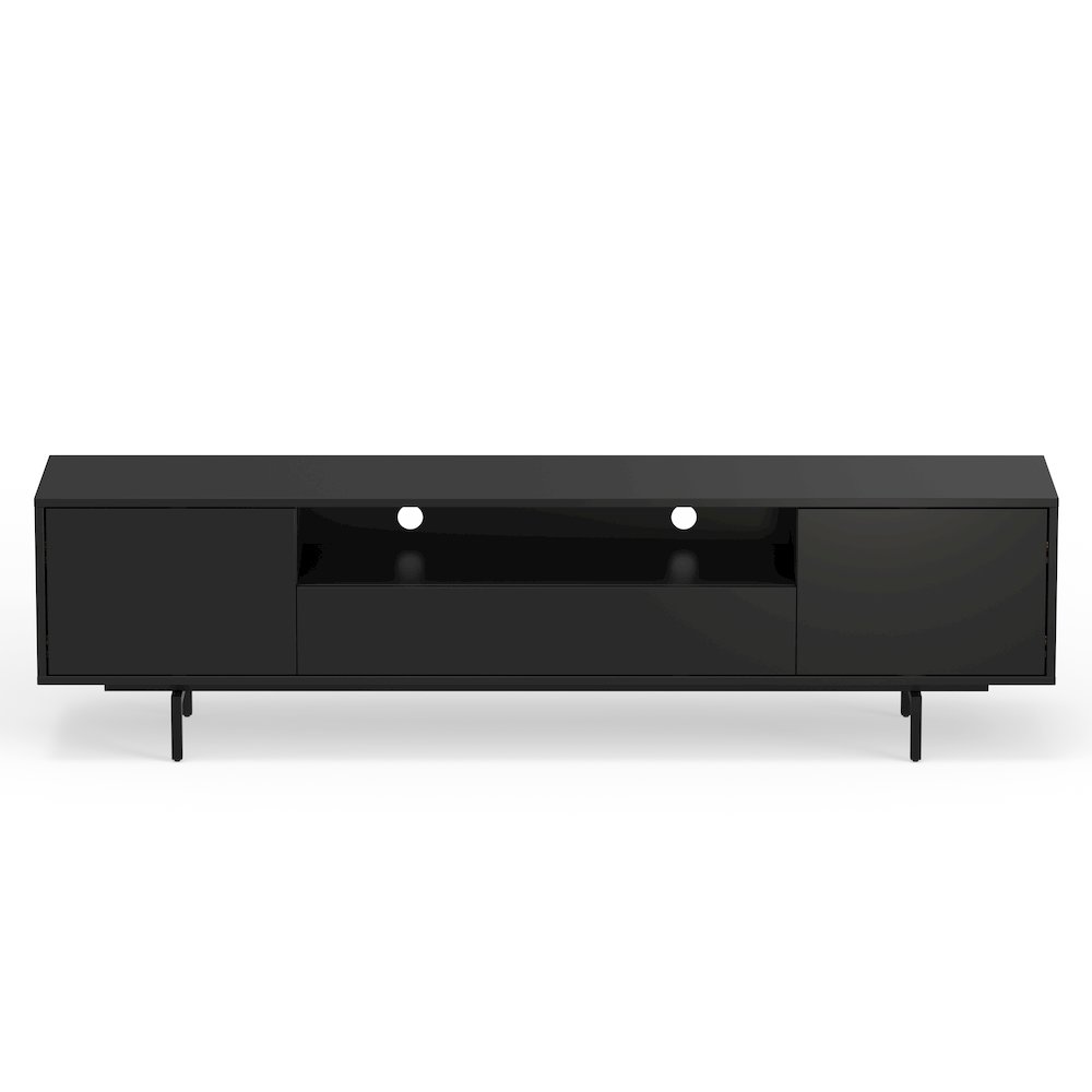 Avichi Black Laminate 3 Door TV Console. Picture 3
