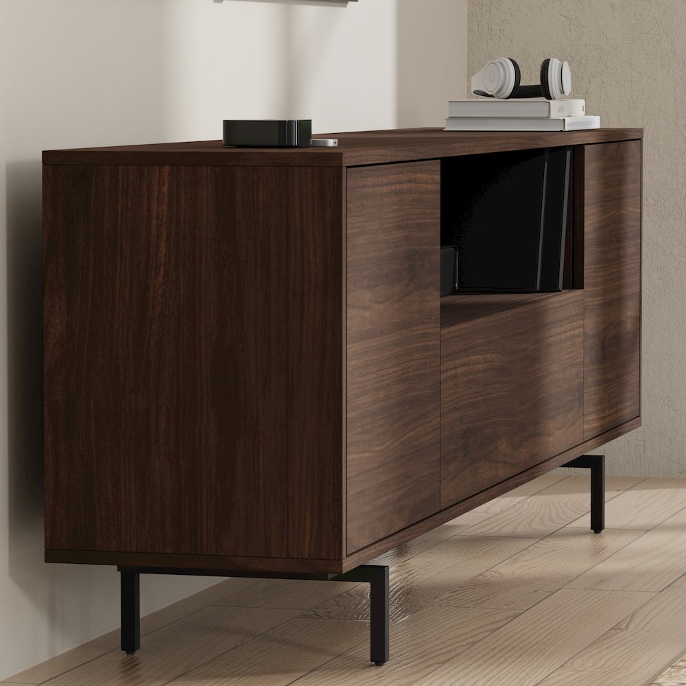 Avichi Walnut Laminate 3 Door TV Console. Picture 10