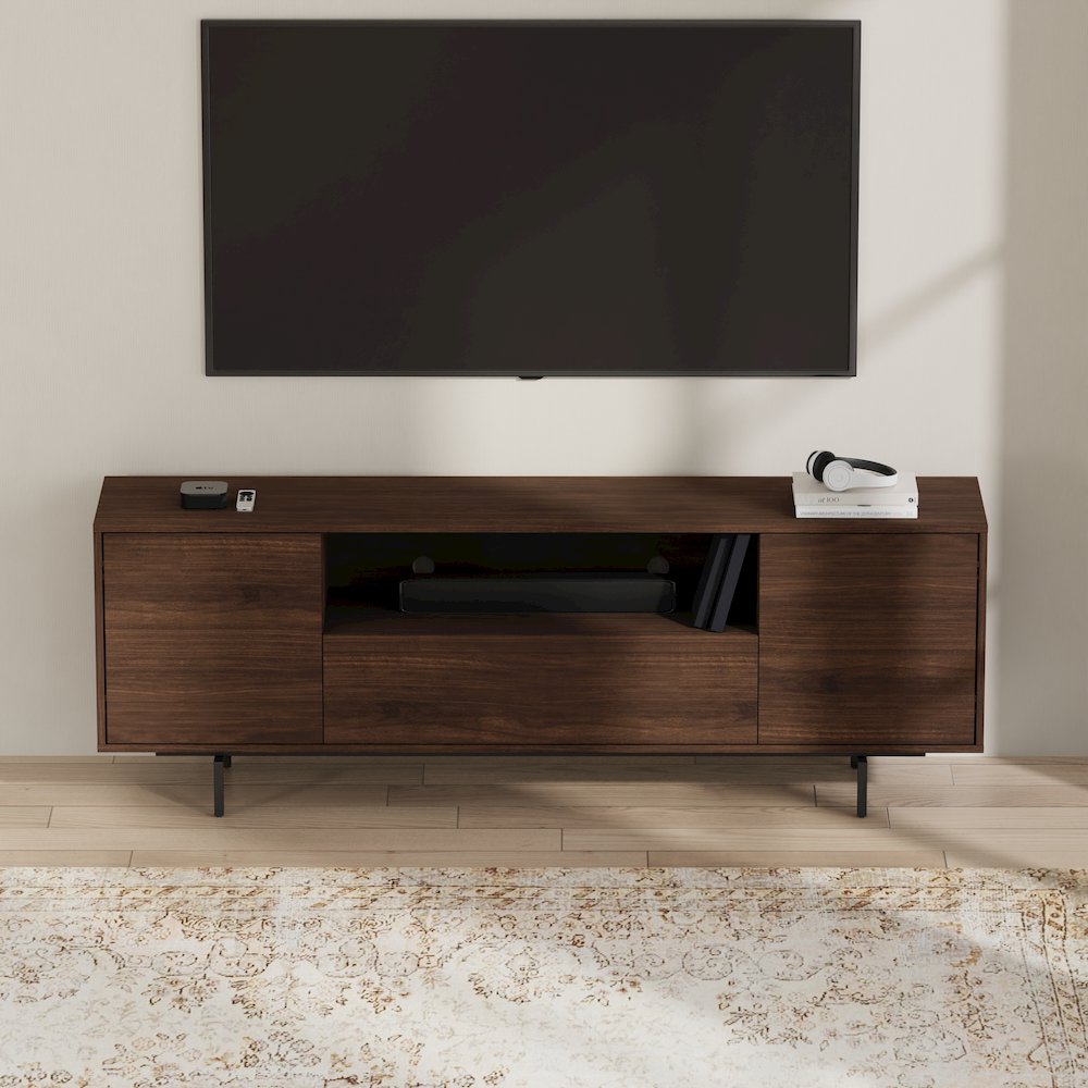 Avichi Walnut Laminate 3 Door TV Console. Picture 12