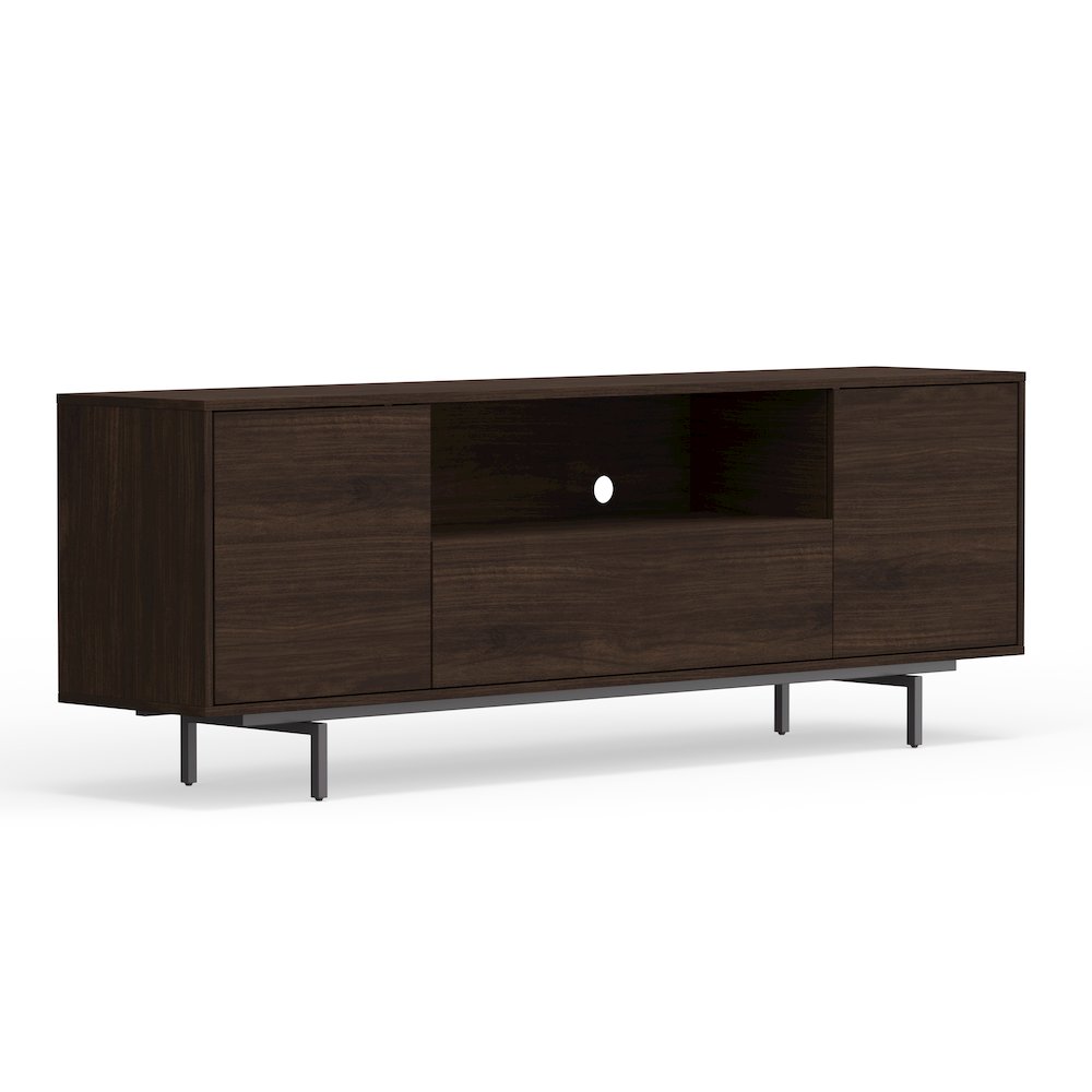Avichi Walnut Laminate 3 Door TV Console. Picture 1