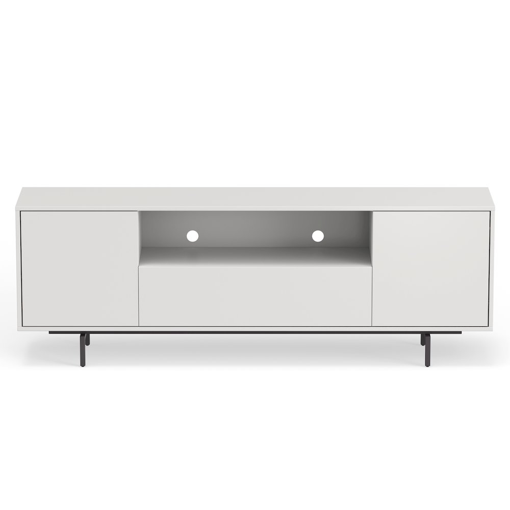 Avichi White Laminate 3 Door TV Console. Picture 1