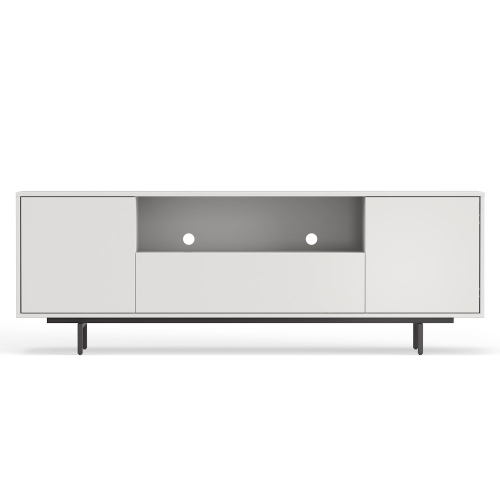 Avichi White Laminate 3 Door TV Console. Picture 2