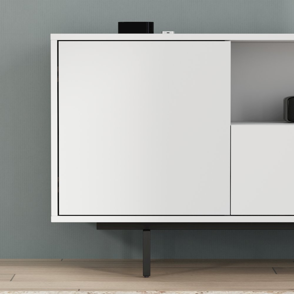 Avichi White Laminate 3 Door TV Console. Picture 13