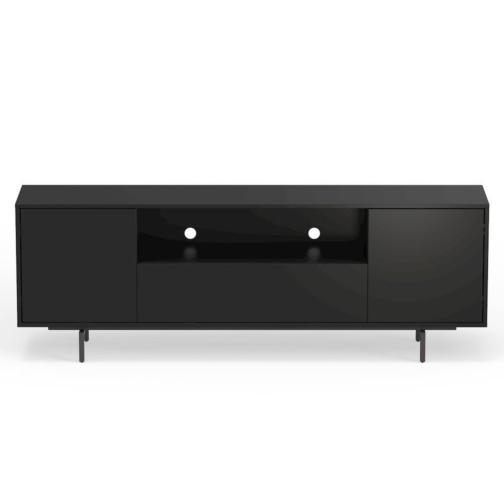 Avichi Black Laminate 3 Door TV Console. Picture 2