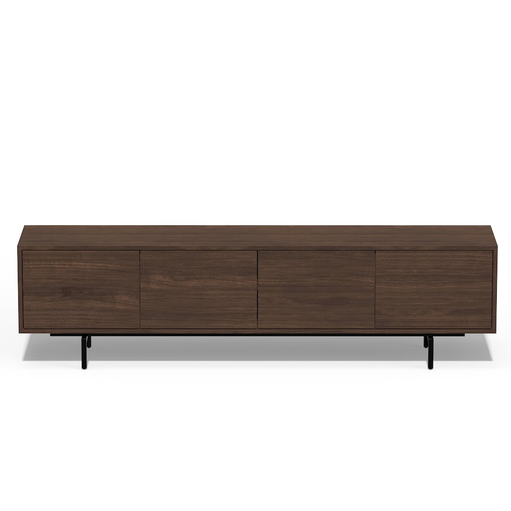 Graysen Walnut Laminate 4 Door TV Console. Picture 2