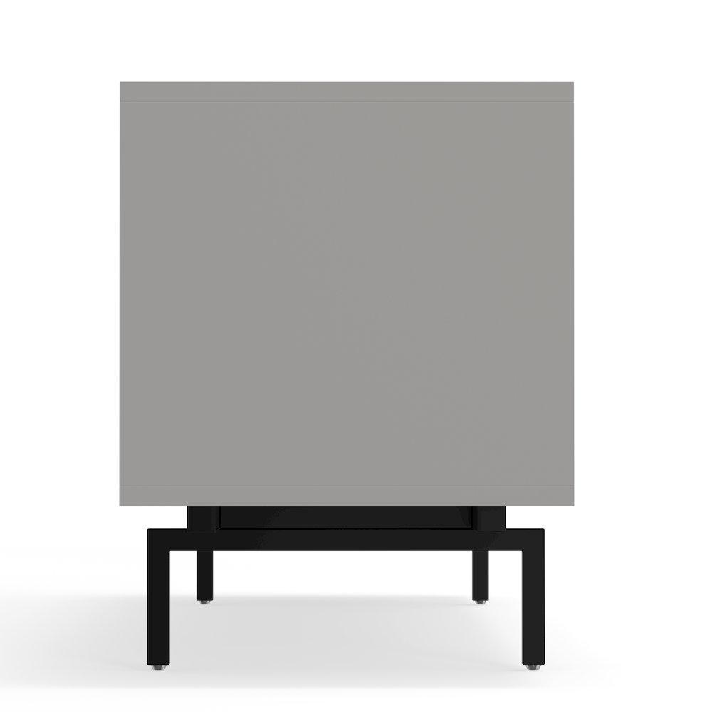 Graysen White Laminate 4 Door TV Console. Picture 12