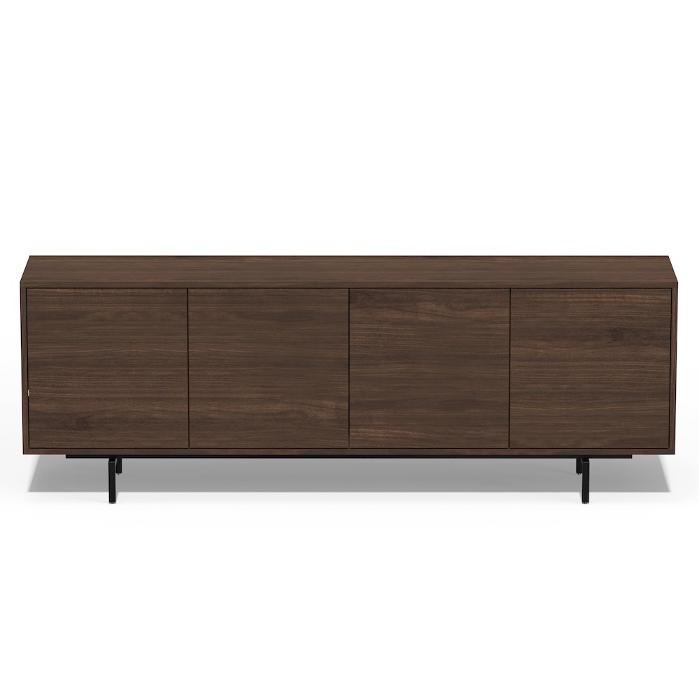 Graysen Walnut Laminate 4 Door TV Console. Picture 3
