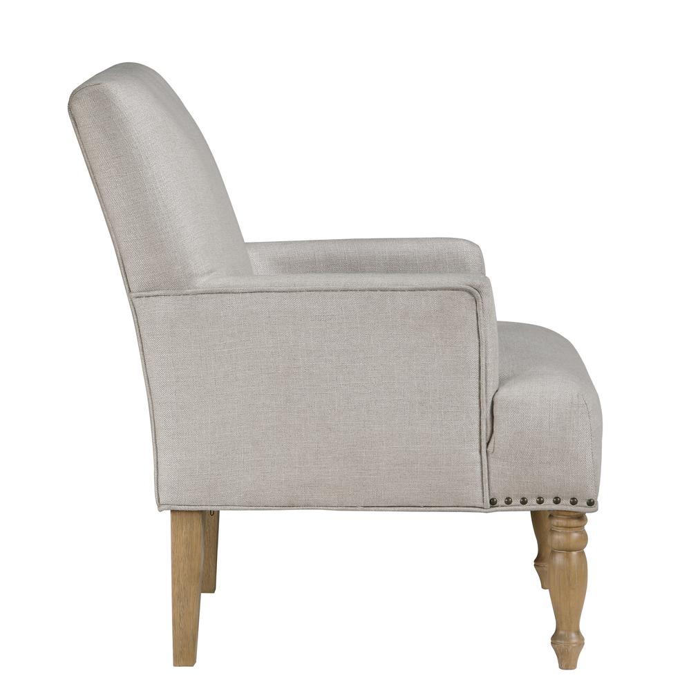 Anna Beige Arm Chair. Picture 2