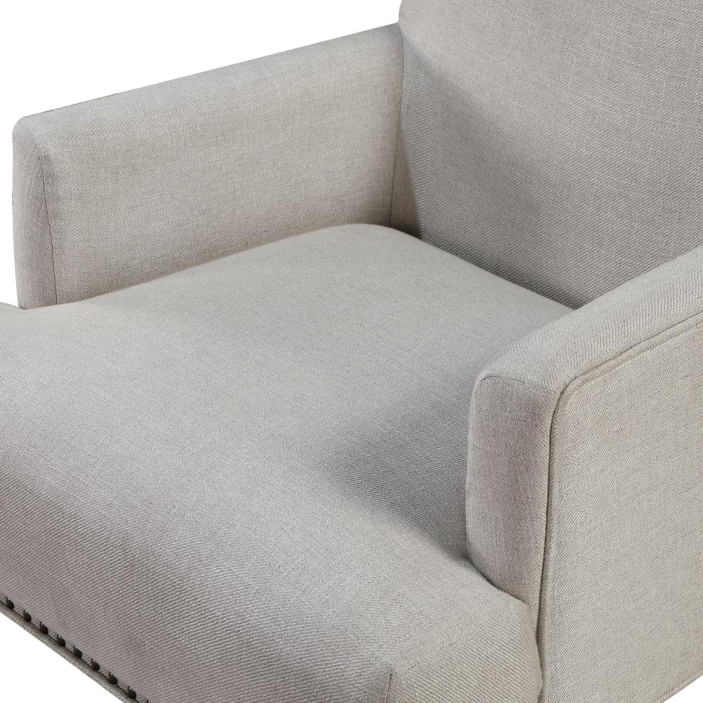 Anna Beige Arm Chair. Picture 5